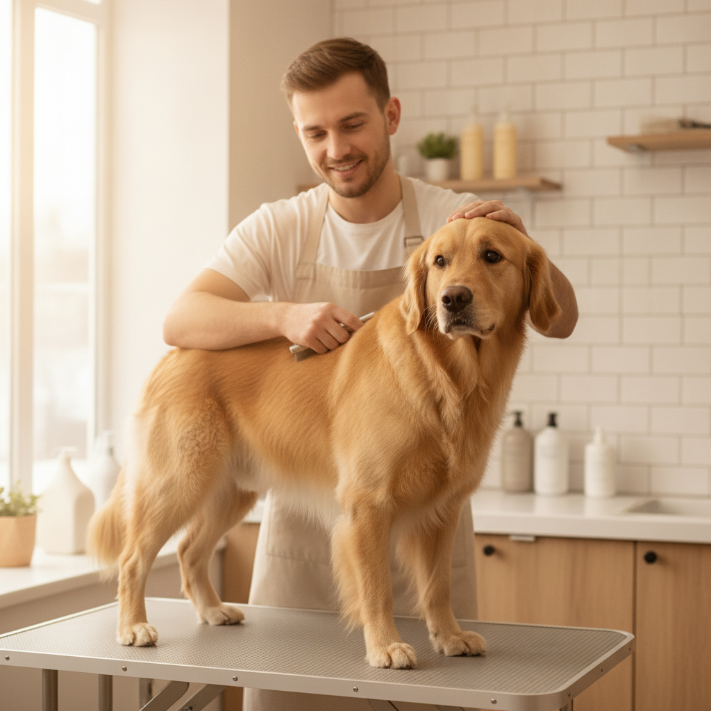 擺脫束縛：在美容沙龍中與焦慮犬建立信任關係