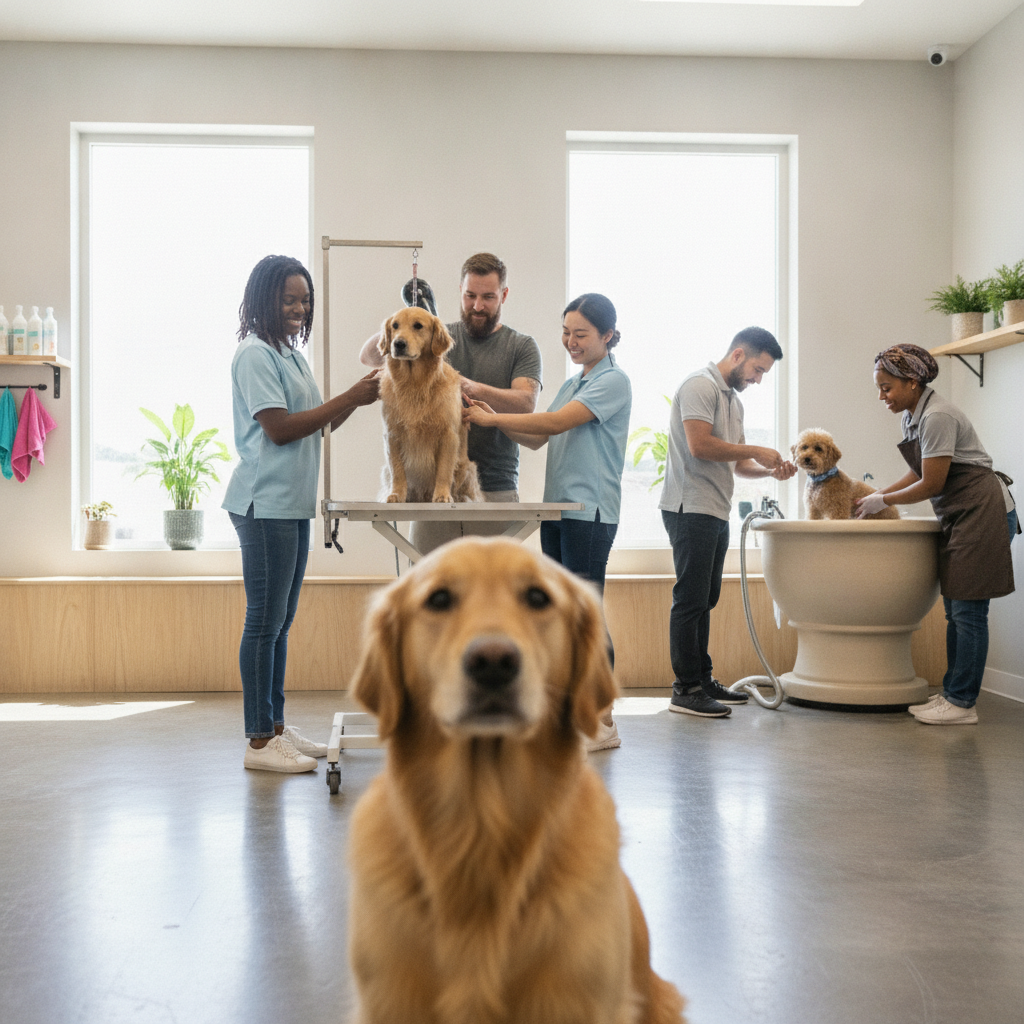 Harmonizing Hounds and Humans: Conflict Resolution Strategies for a Cohesive Grooming Team