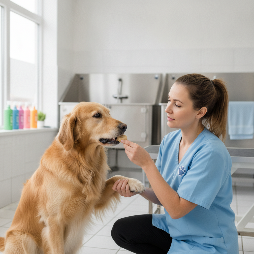 Mastering Positive Reinforcement: Calming Anxious Pets for Stress-Free Grooming
